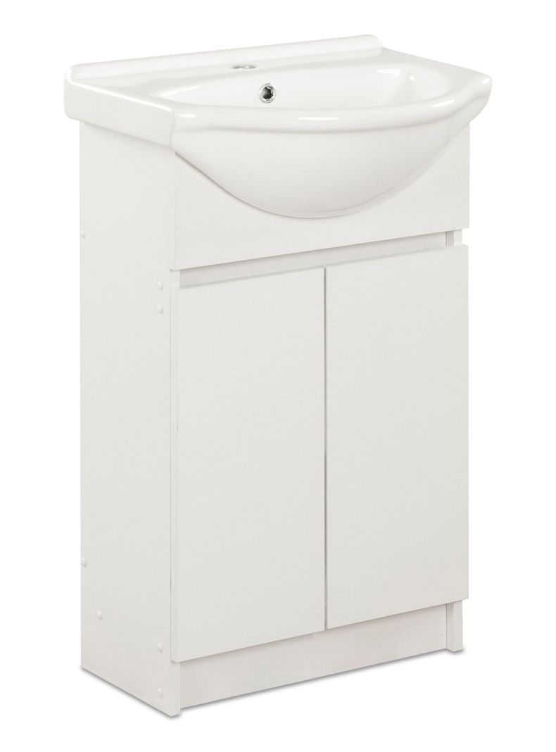 Vanitorio Cannes 50 cm 2 Puerta Blanco-0