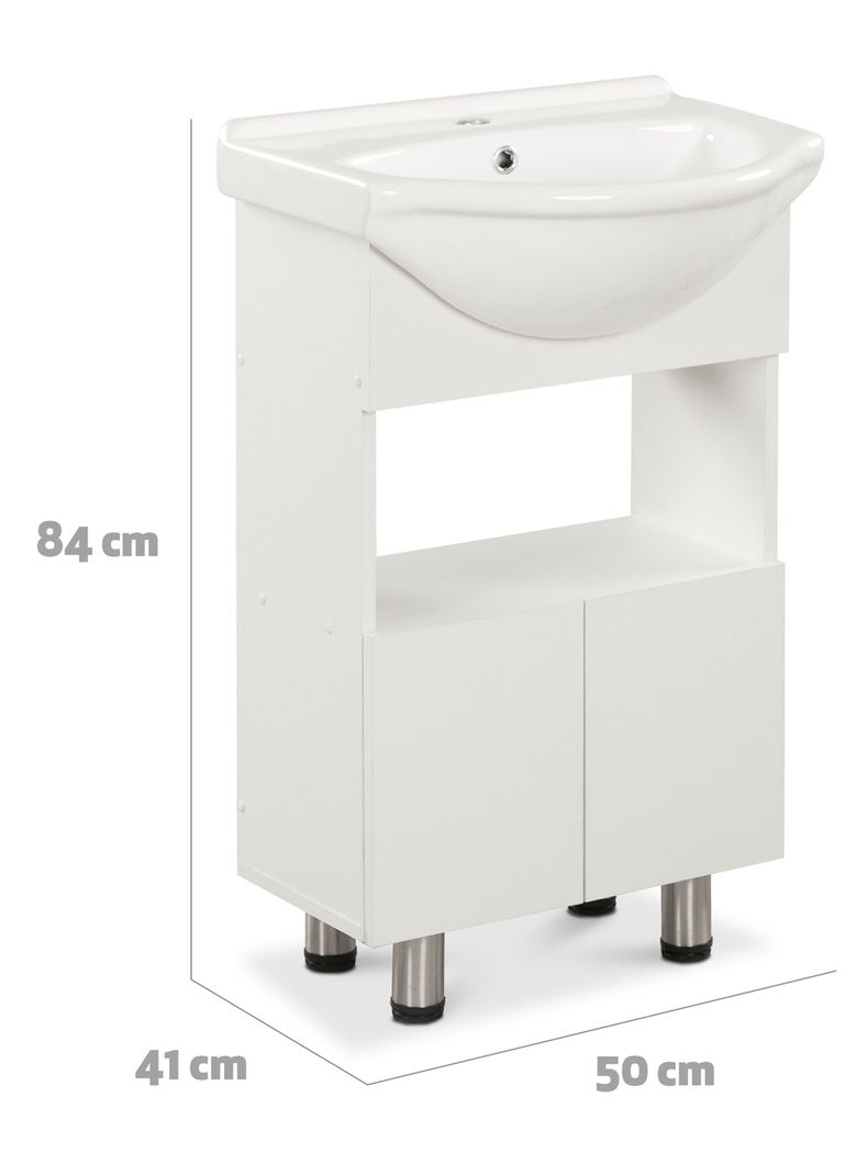 Vanitorio Cannes 2 Puerta Blanco-1