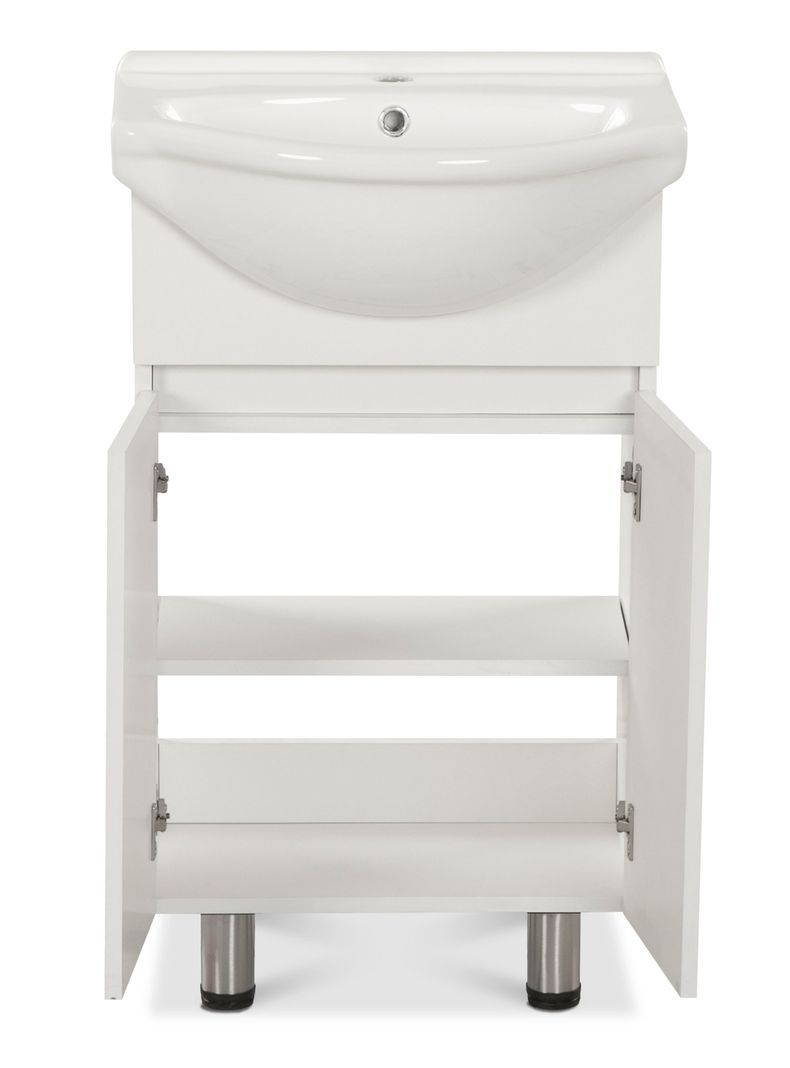 Vanitorio 50 cm Cannes 2 Puerta Blanco-2