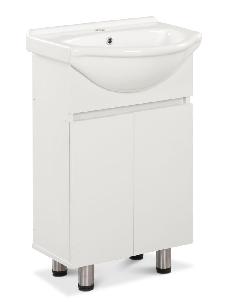 Vanitorio 50 cm Cannes 2 Puerta Blanco-0