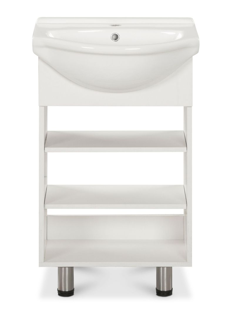 Vanitorio Cannes 50 cm 2 Repisas Blanco-0