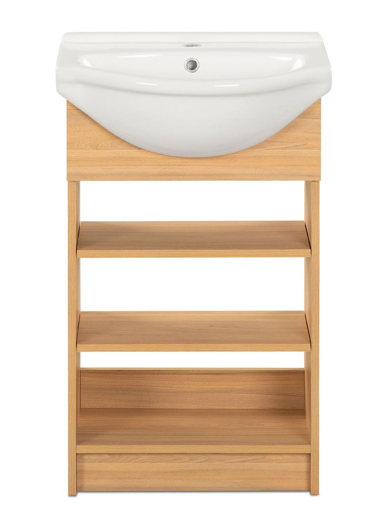 Vanitorio 50 cm Cannes 2 Repisas Olmo-0