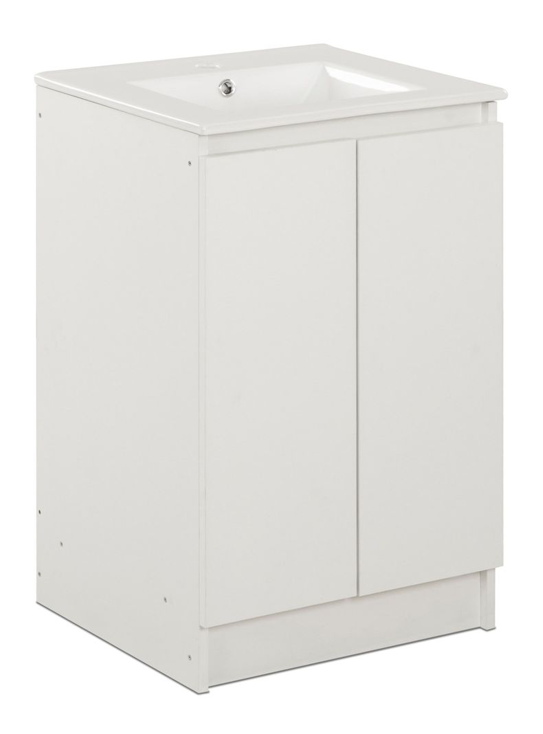 Vanitorio Lisboa 50 cm 2 Puertas Blanco-0