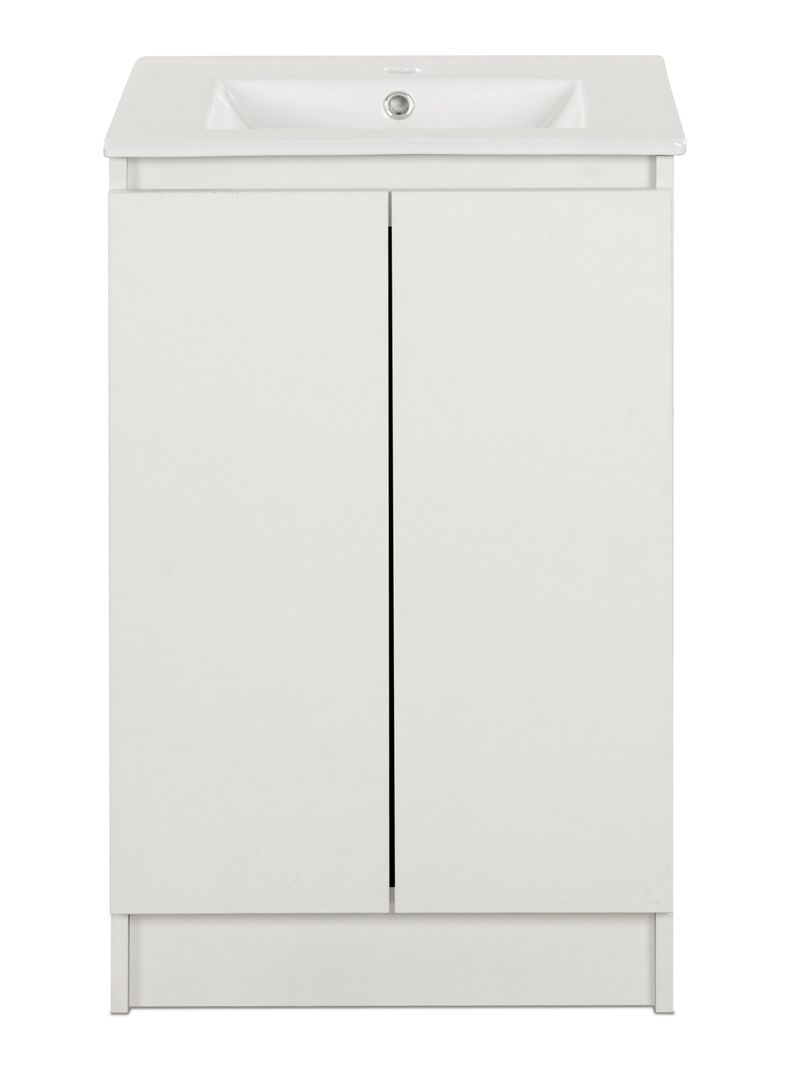 Vanitorio Lisboa 50 cm 2 Puertas Blanco-2
