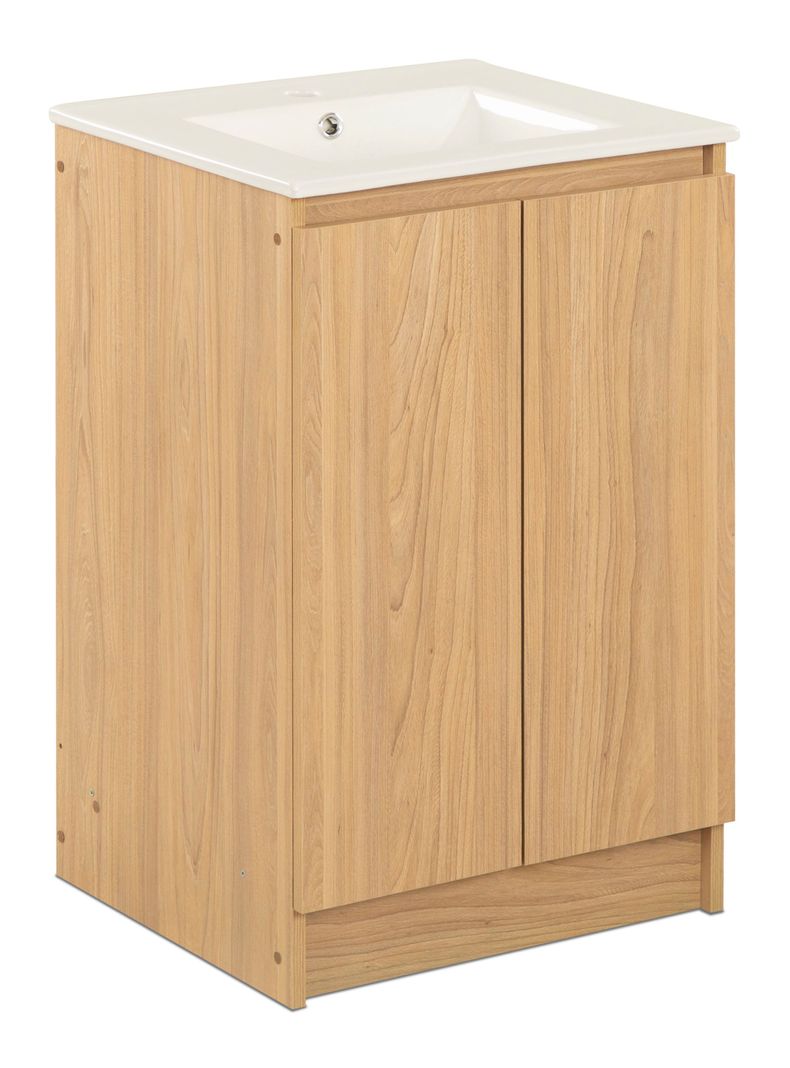 Vanitorio Lisboa 50 cm 2 Puertas Olmo-0