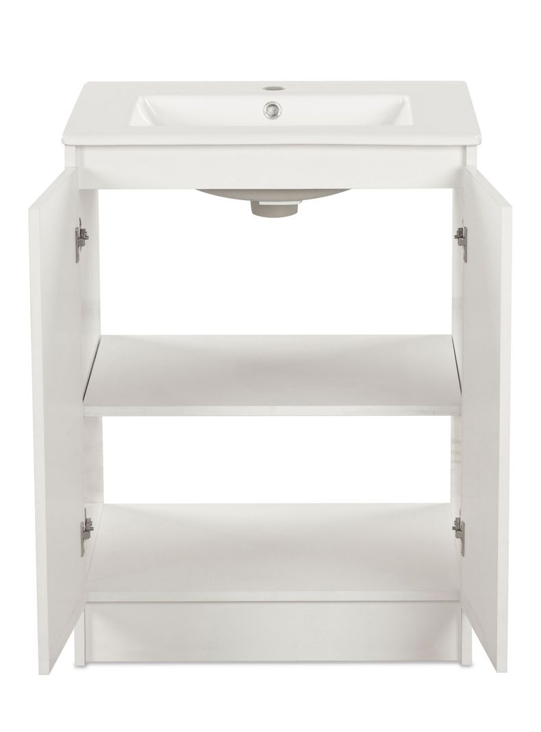 Vanitorio Lisboa 60 cm 2 Puertas Blanco-3