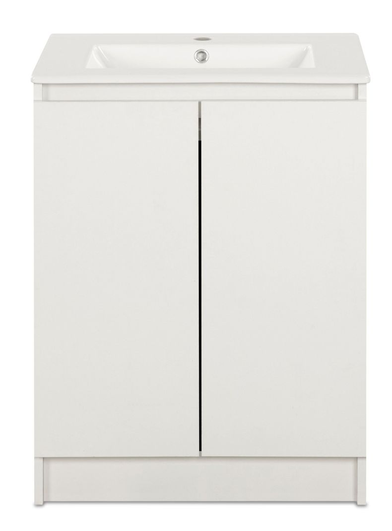 Vanitorio Lisboa 60 cm 2 Puertas Blanco-2