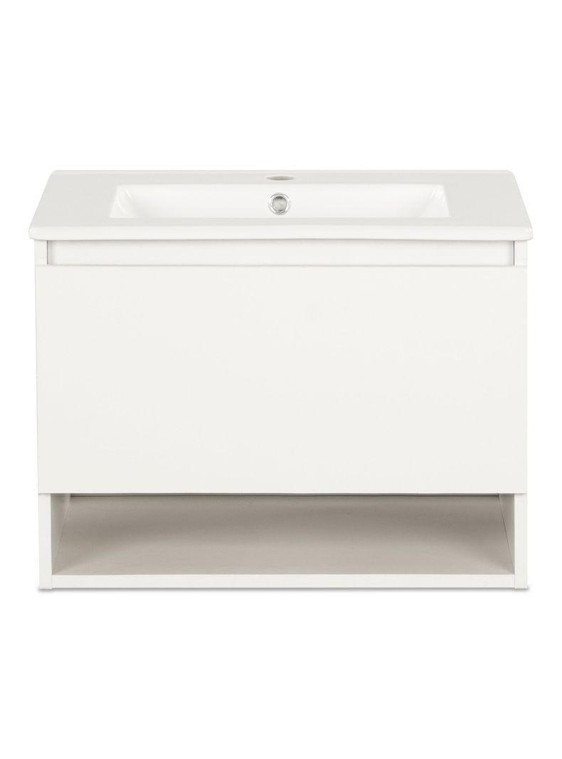 Vanitorio Aéreo Mónaco 60 cm 1 Cajón Blanco-2