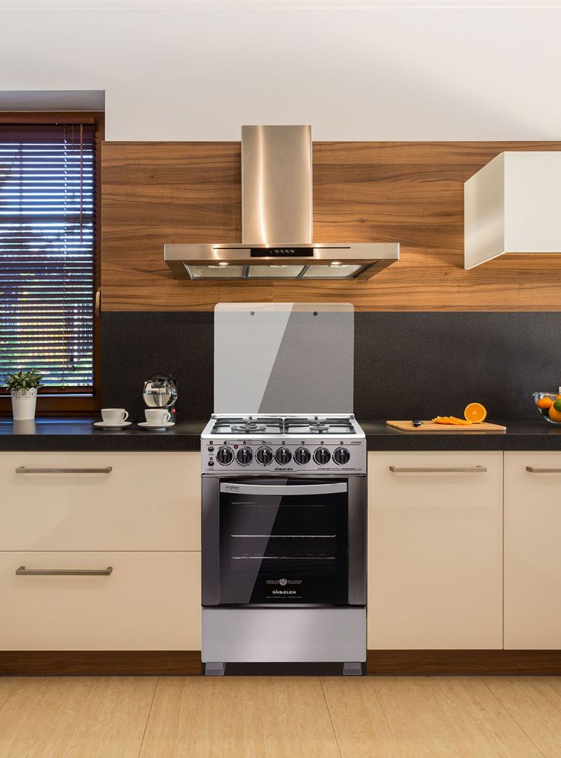 Cocina a Gas 4 Quemadores + Horno Eléctrico CH-640NI-3