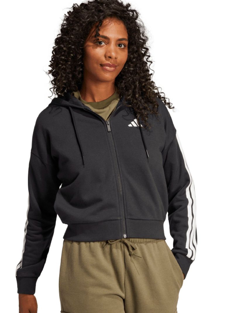 Polerón Capucha Hoodie  3 Tiras-3