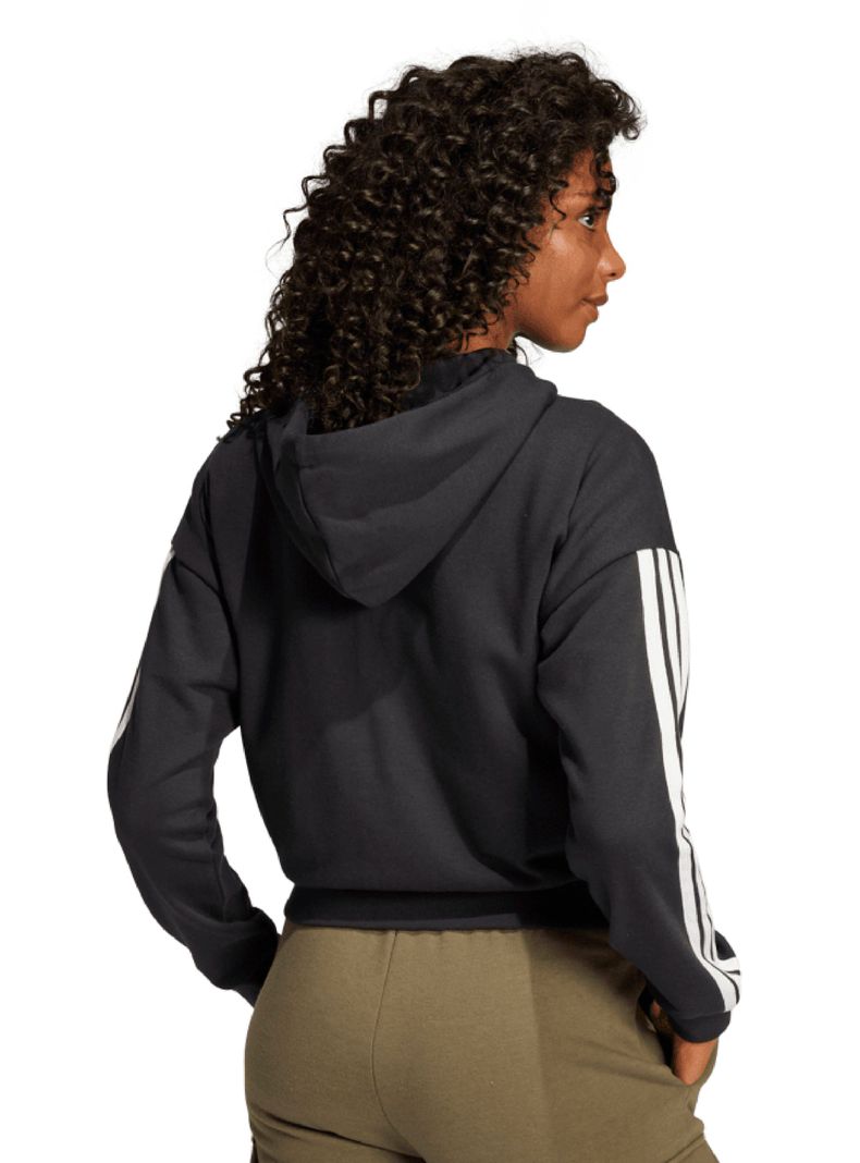 Polerón Capucha Hoodie  3 Tiras-1