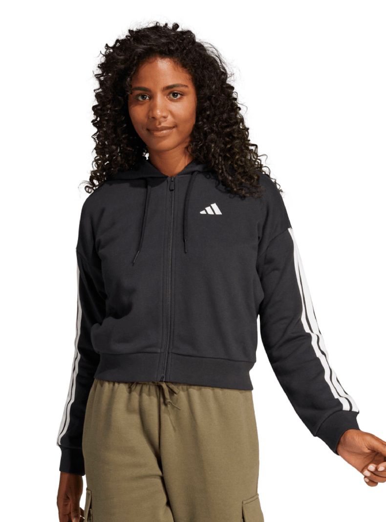 Polerón Capucha Hoodie  3 Tiras-0