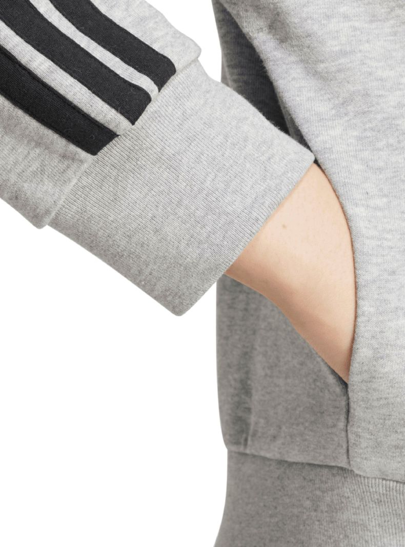 Polerón Full Zipper Hoodie 3 Tiras Capucha-2