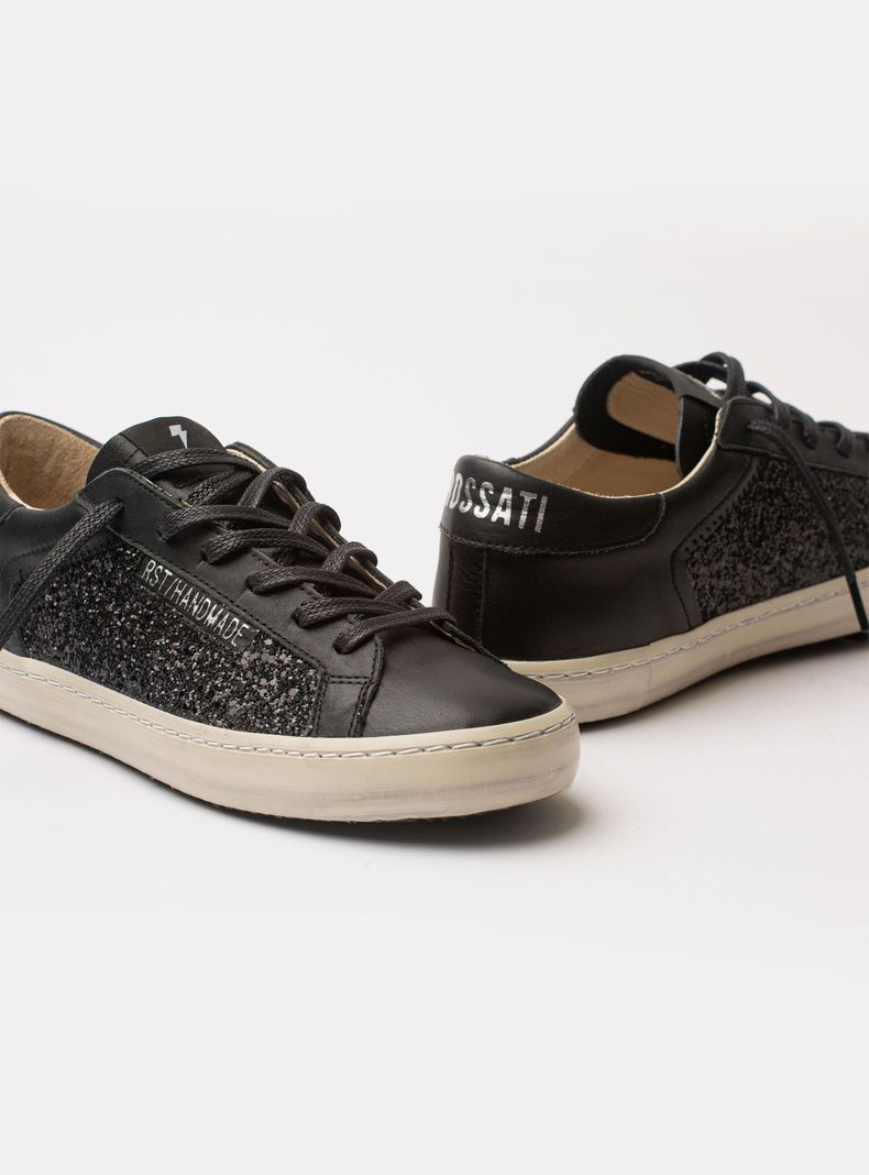 Zapatilla Urbana Cuero RSTcon Glitter Mujer-3