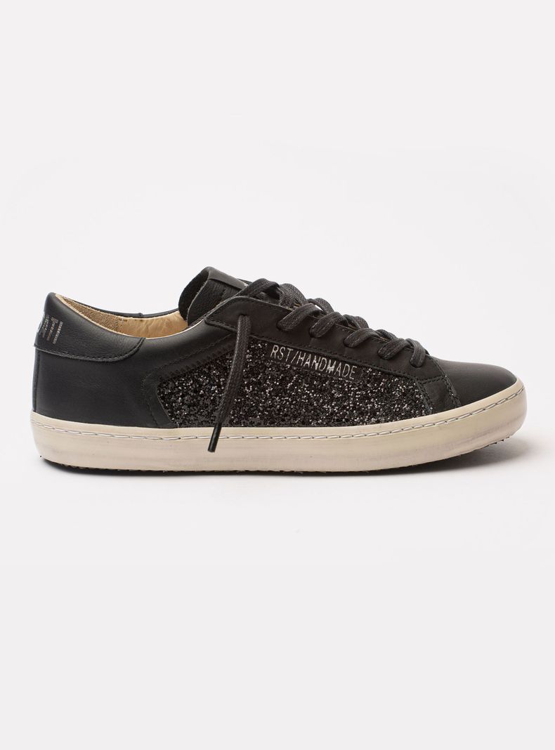 Zapatilla Urbana Cuero RSTcon Glitter Mujer-1