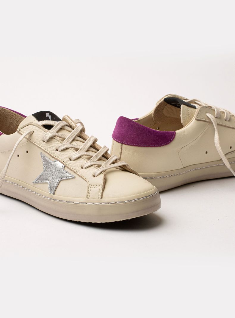 Zapatilla Urbana Star Cuero Mujer-3