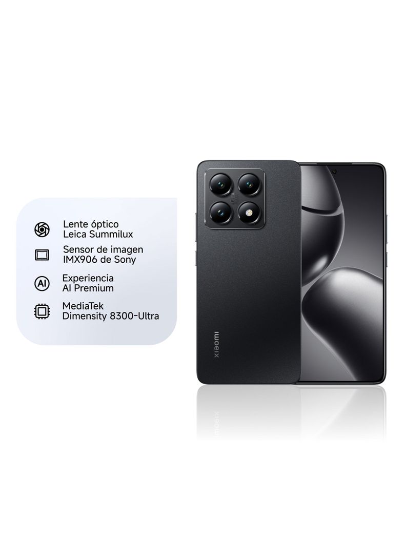 Smartphone Xiaomi 14T 512GB Negro Liberado + Speaker Outdoor-4