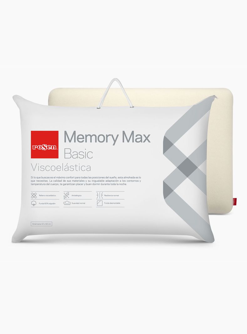 Cama Europea Tempo 2 Plazas Base Dividida + Almohada Memory Max-1
