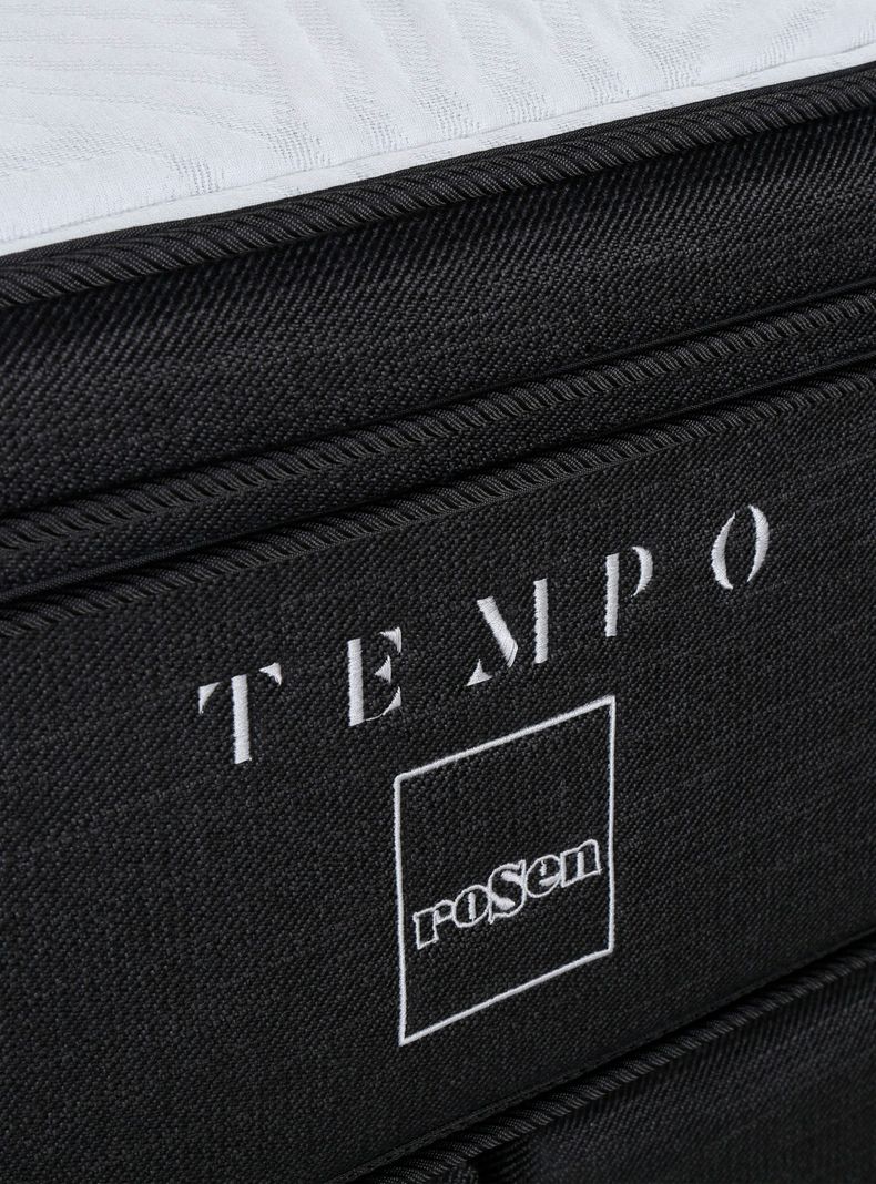 Set Cama Europea Tempo King Base Dividida + Set Muebles Issey Negro + Almohadas-5