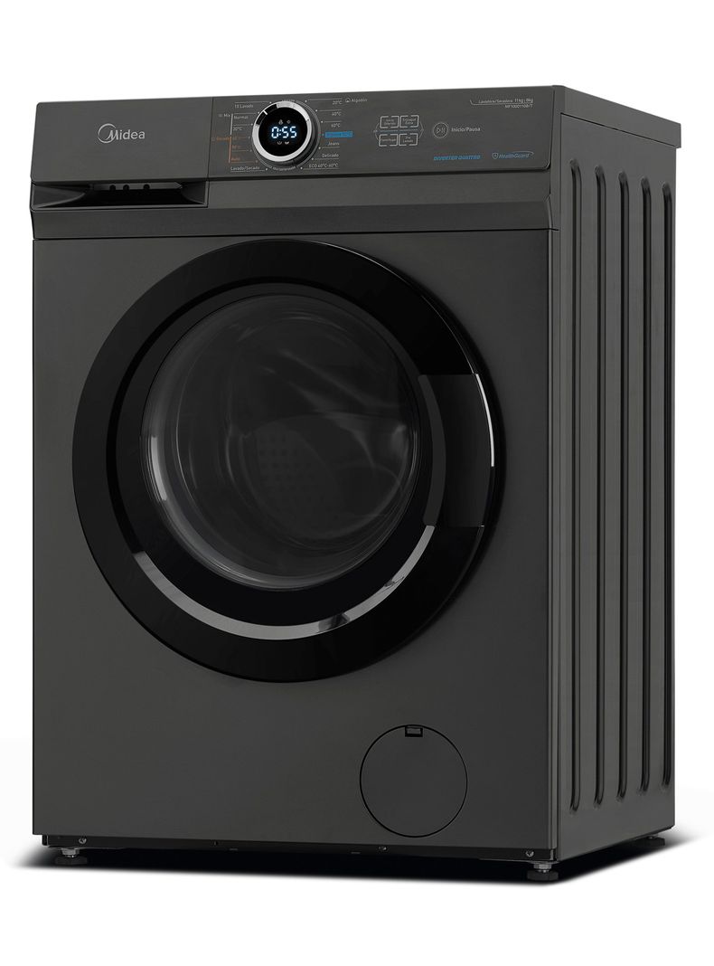 Lavadora-Secadora Midea Frontal 11/8Kg Inverter MF100D110B/T-2