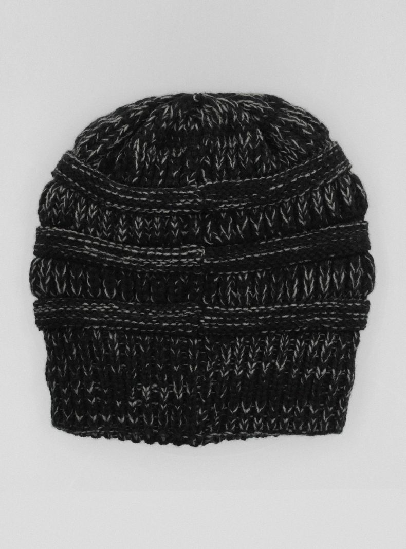 Gorro Punto Grueso Hilo Melange-3