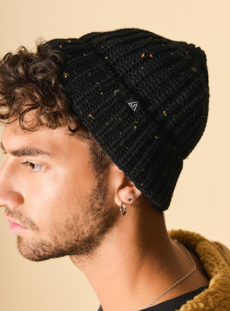 Gorro Punto con Detalle de color-0