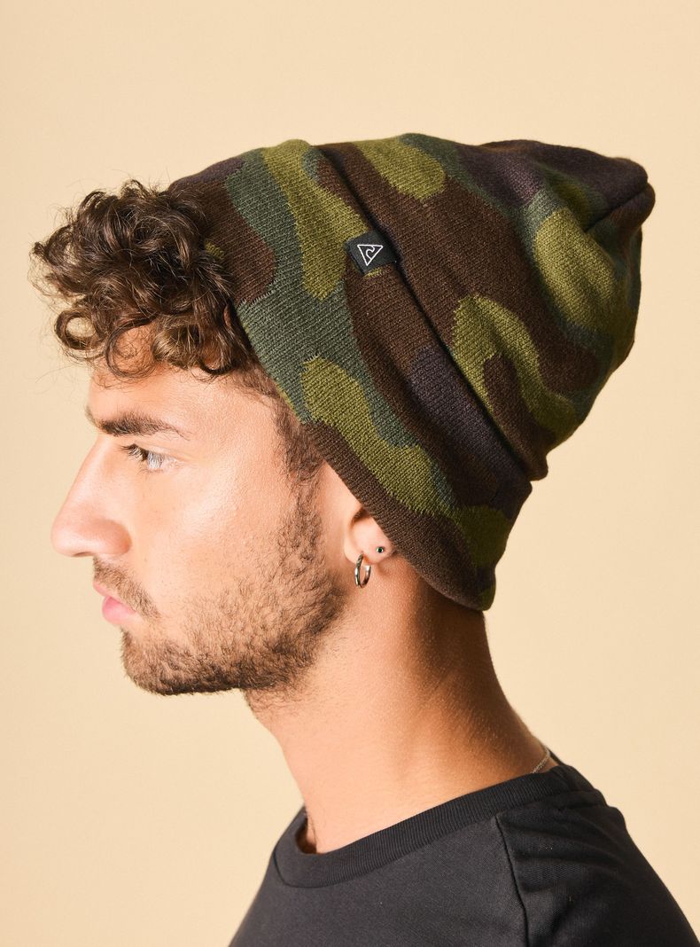 Gorro de Punto Diseño Tejido-0