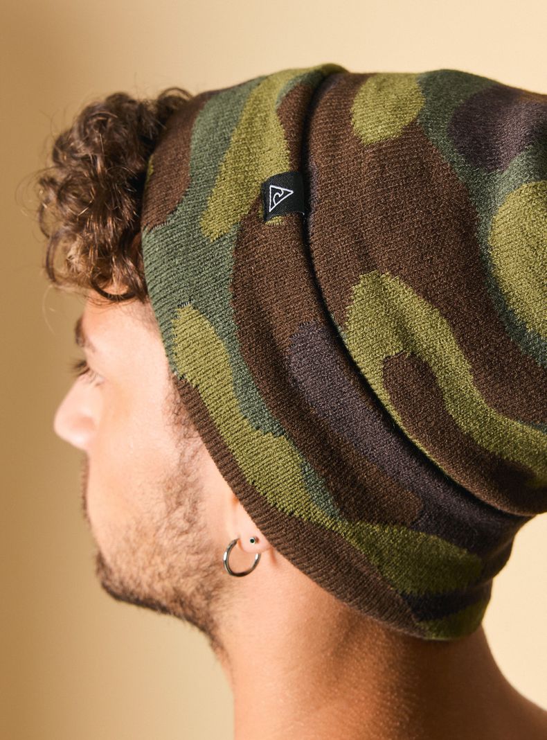 Gorro de Punto Diseño Tejido-1