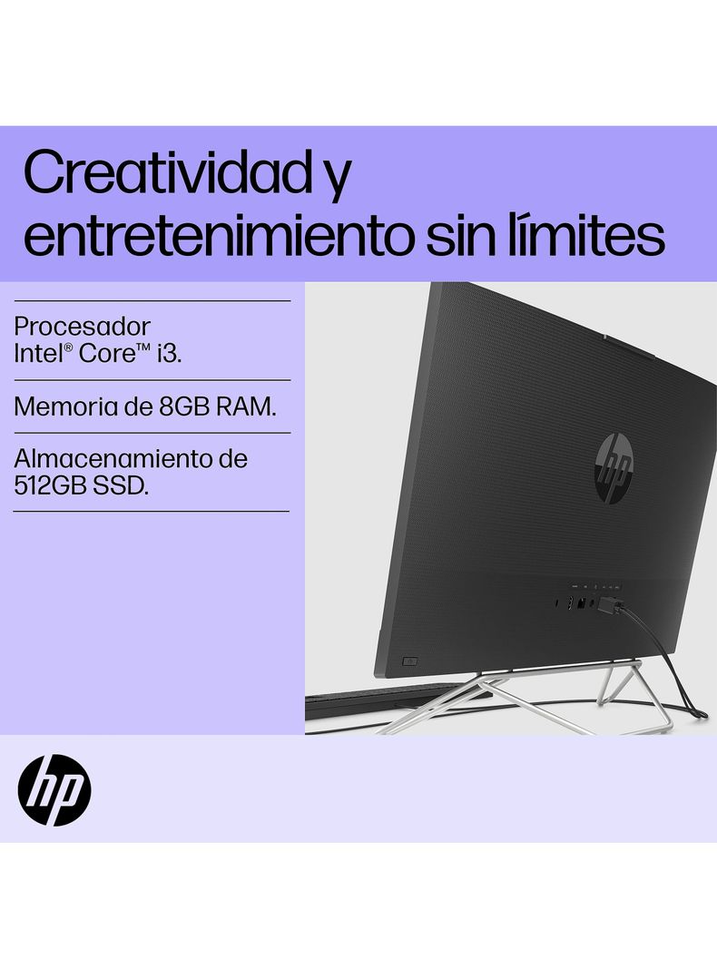 All in One HP 24-cb1023la Intel Core i3 8GB RAM 512GB SSD 23.8" FHD Windows 11 Home-6
