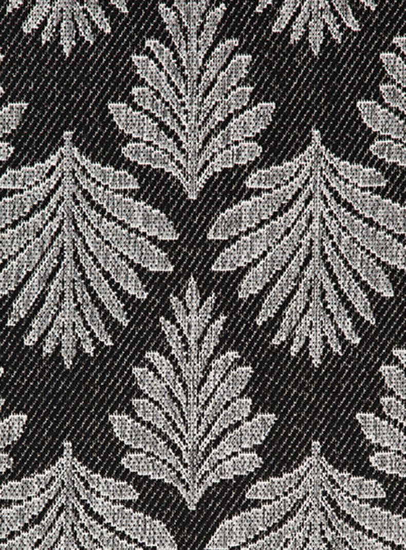 Bajada de Cama Lowers 67x120 cm Negro-1