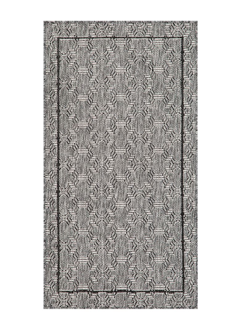 Bajada de Cama Lowers 67x120 cm Gris-0