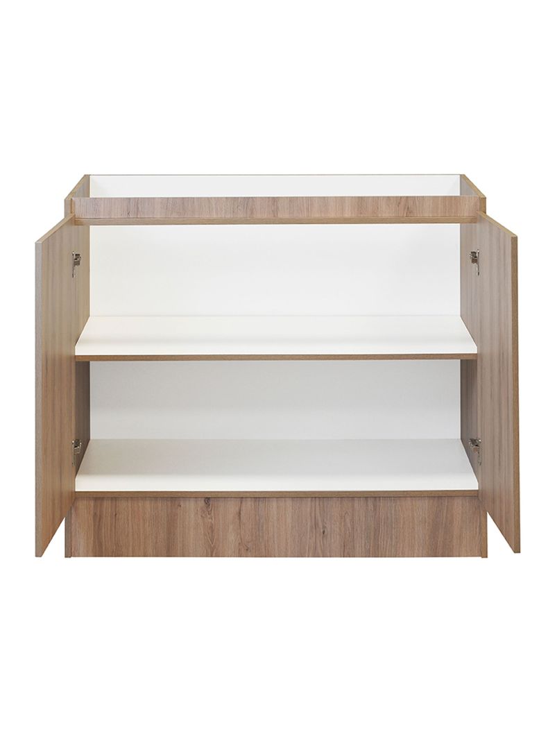 Mueble Base Acacia 2 Puertas 80 cm-2