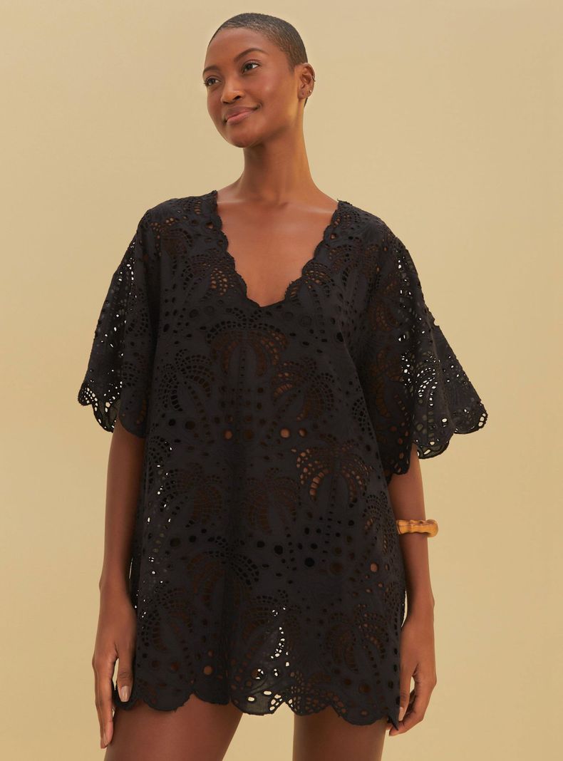 Vestido Corto Broderie-0