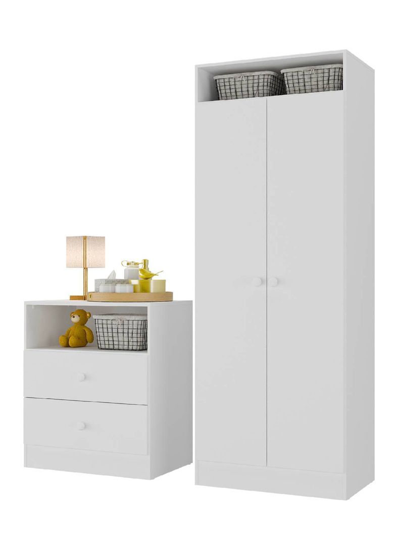 Closet+Cómoda Blanco Top Baby-0