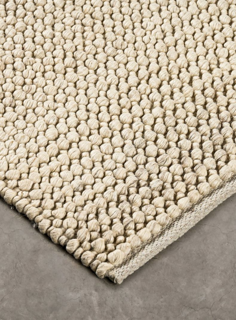 Alfombra Lana Knots 80x120 cm Beige-1