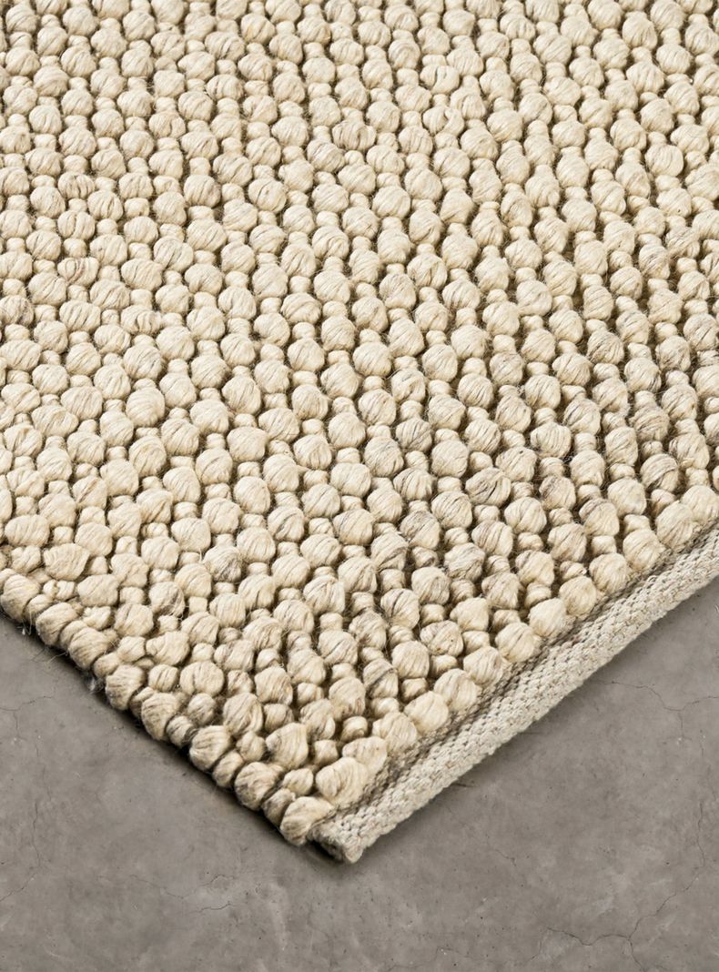 Alfombra Lana Knots 200x290 cm Beige-1
