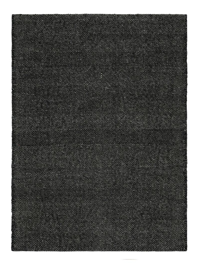 Alfombra Lana Topstitch 160x235 cm Gris-0