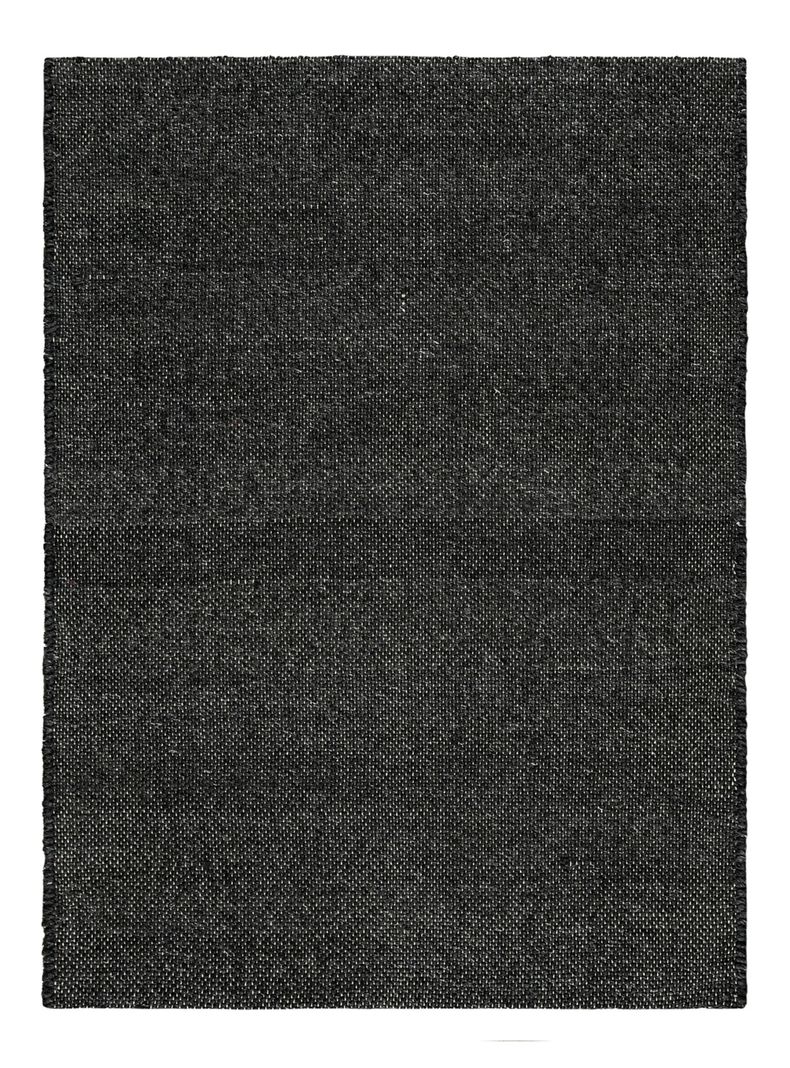 Alfombra Lana Topstitch 200x290 cm Gris-0