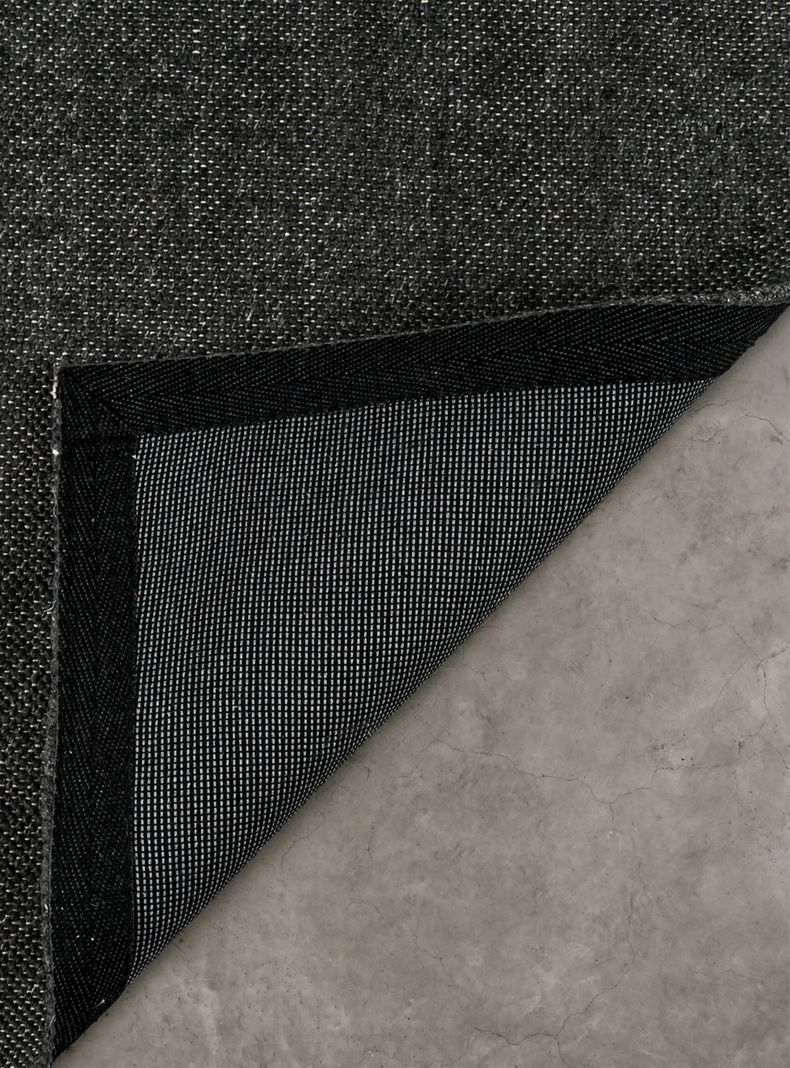 Alfombra Lana Topstitch 200x290 cm Gris-2