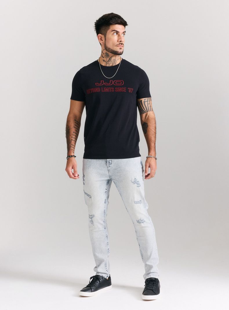 Jeans Full Roturas Parche Remallado Skinny Fit-4