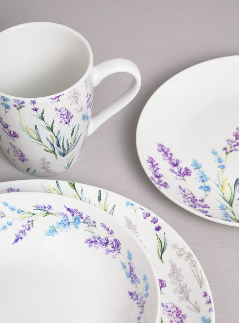 Set Loza 24 Piezas Lavanda-2