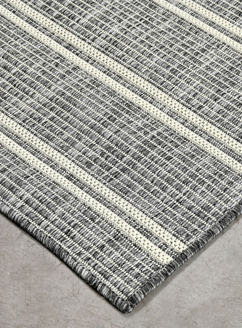 Alfombra Stripes 200x290 cm Gris-1