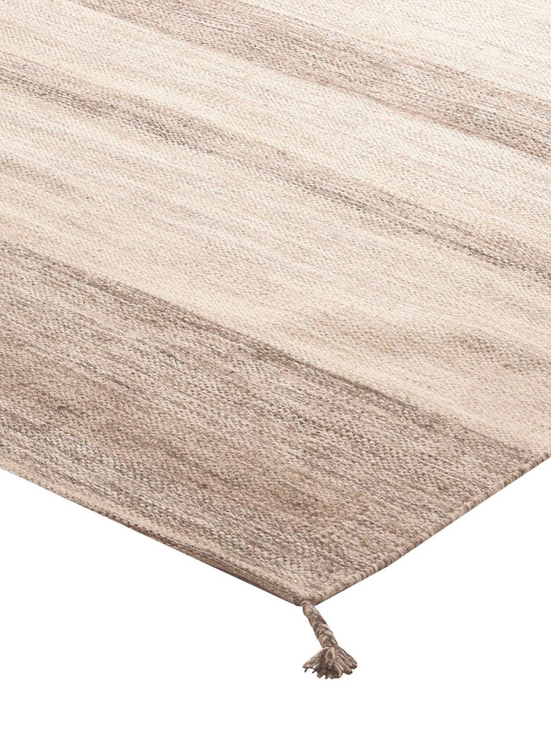 Alfombra de Pasillo Tribal Natural 70x240 cm Beige Gris-1