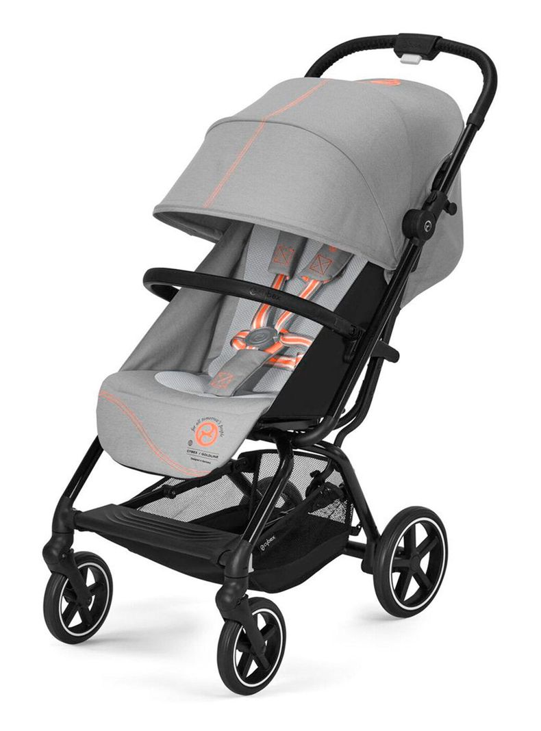 Coche Travel Eezy S Plus BLK Gris y Silla Aton B2-1