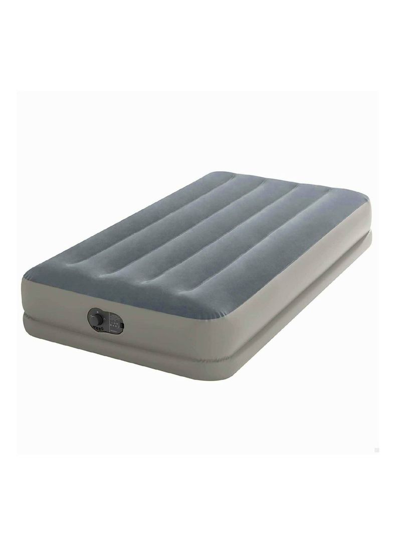 Cama Inflable Eléctrica USB 1 Plaza Gris-0