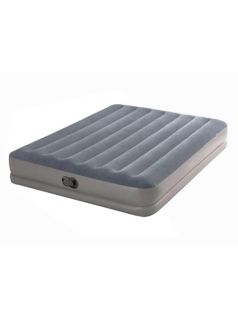 Cama Inflable Eléctrica USB 2 Plazas Gris-0