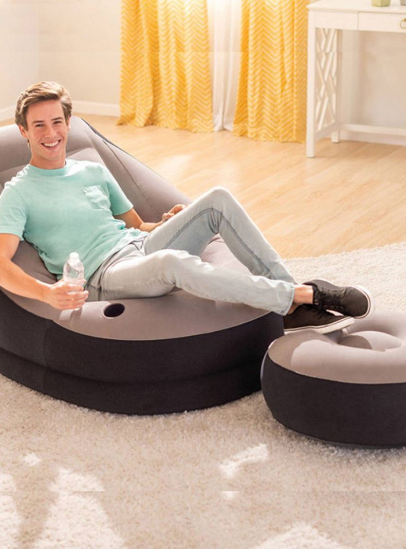 Sillón Inflable Relax con Posa Pies-4