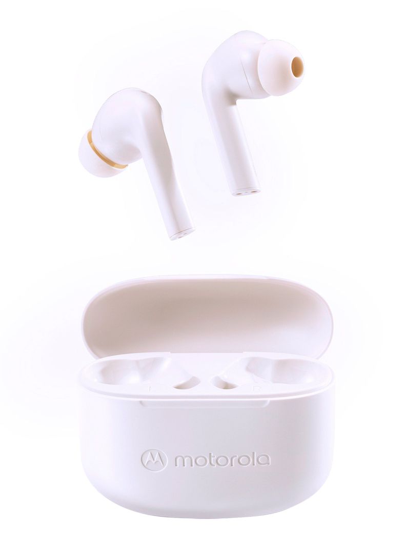 Audífonos Bluetooth Moto Buds 065 Tws Blanco-0