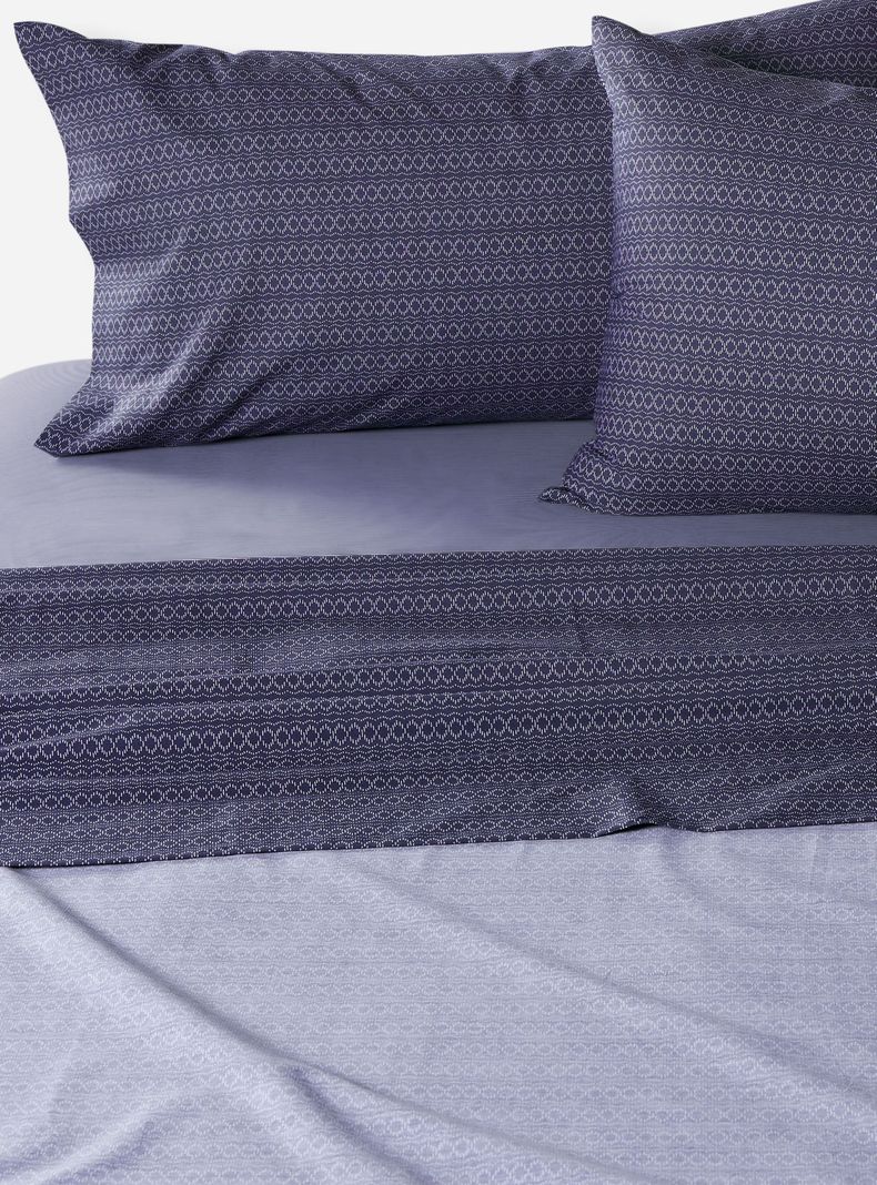 Sábanas Senay King 180 Hilos Navy