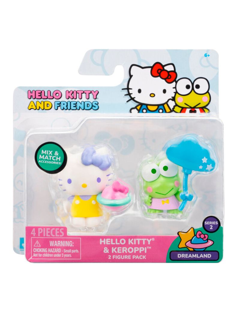 Set 2 Figuras Hello Kitty & Keroppi-1